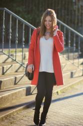 Orange coat