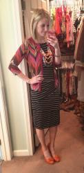 What I Wore Wednesday: Pattern Mixing
