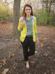 Pass It On :: Olive Blouse