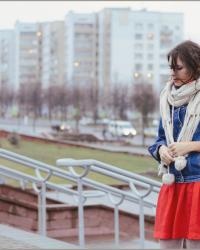 White, red and burgundy!