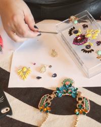 {DIY} Jeweled Clutch 