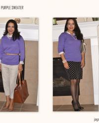 Closet Remix: Purple Sweater