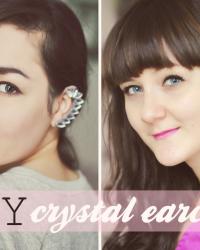 DIY: Crystal earcuff