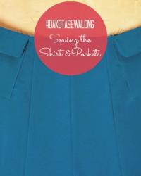 Dakota Sewalong - Sewing the Skirt & Pockets