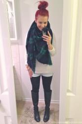 Outfit of the Day | Shorts & a Blanket Scarf