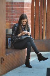 Street style ... Black look 