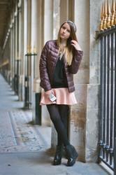 Lace Sweater & Bubble Gum Skirt 