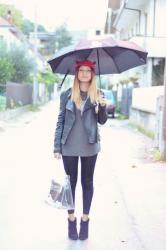 Outfit per una giornata di pioggia