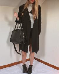NEW COAT & MINI SKIRT