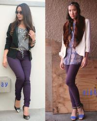 Fashon |  Blogger Style Challenge: Ruby Wine Jeggings