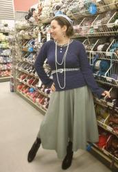 Grey Skirt and 1930s Style