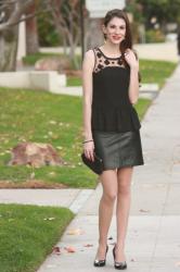 Peplum and Leather