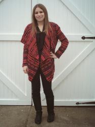 Aztec Sweater Cardigan
