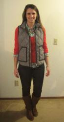 herringbone vest