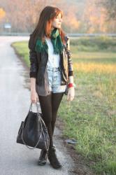 OUTFIT | SHORTS A VITA ALTA E FLAT BOOTS