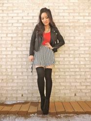 Remix:  The Houndstooth Skirt