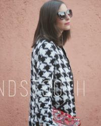 Houndstooth coat