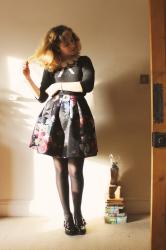 Floral-On-Black, Wrapping Up For Shopping & My Life Right Now