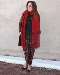 Kate Spade Rossalyn Coat, Madewell & J.Crew Tattersall