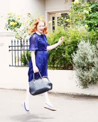 another of my very first vintage dresses, peter pan collars, and the laneways of the early days