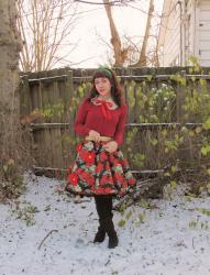 Completed: A Fabulously Festive Skirt