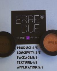Review:Eyeshadows by Erre Due