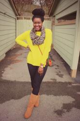 Electric Yellow + Leopard
