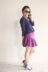 Berry Purple Skirt