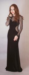 Black velvet dress (3rd of seven)