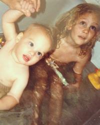 Throwback Thursday: Sister Bathtime! 