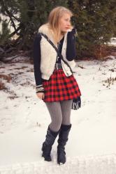 Plaid & Fur ♥