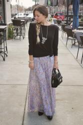 Outfit Post: How To Winterize A Maxi Dress