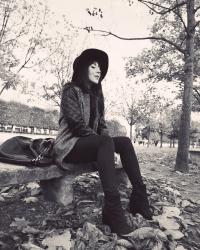 under the trees