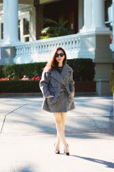 Oversized Belted Carven Coat