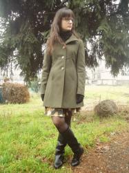 my new coat and an outfit with the colours of the earth