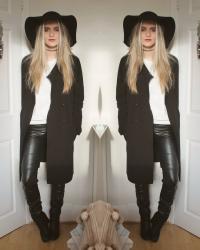 MONOCHROME & FLOPPY HAT