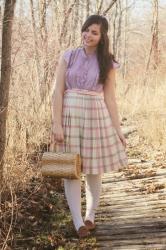 Vintage Pastel Plaid.