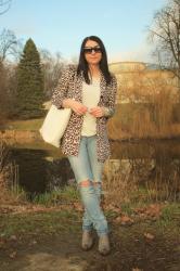 Leopard blazer