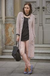 long boucle coat