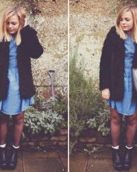 denim dress
