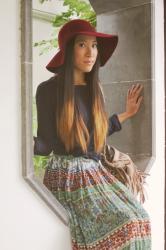 Outfit | Burgundy Boho