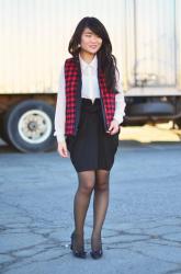 5 Ways To Wear Buffalo Check :: THREE Office Girl