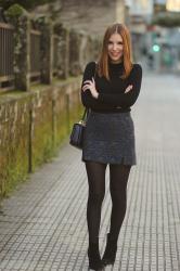 Blue skirt