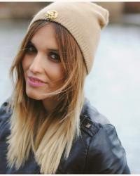 Camel beanie.