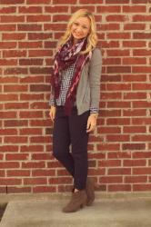 purple & navy