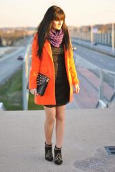 Orange coat