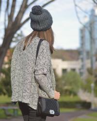 Grey cardigan