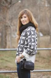 CHAQUETA REVERSIBLE Y GATOS