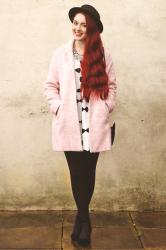 Candyfloss pink on a rainy day.