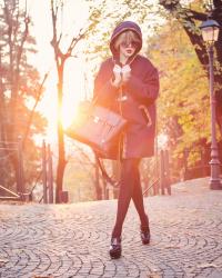 FAY: DUFFLE COAT ON THE SUNSET